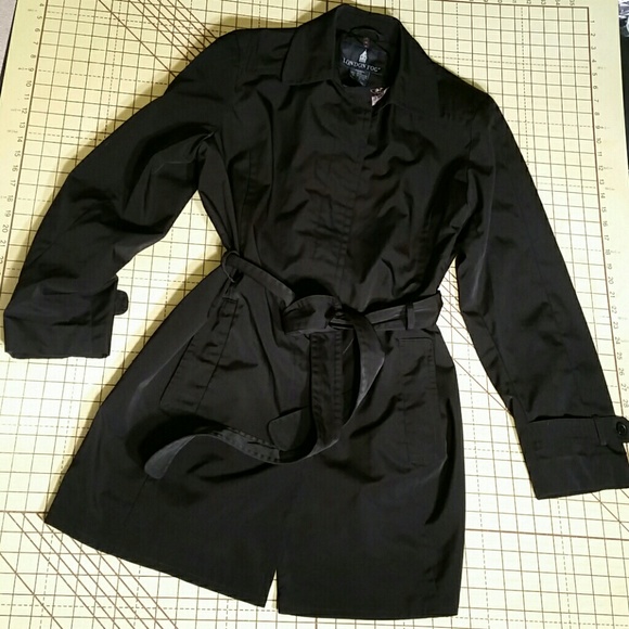 London Fog Jackets & Blazers - London Fog Black Raincoat. XL